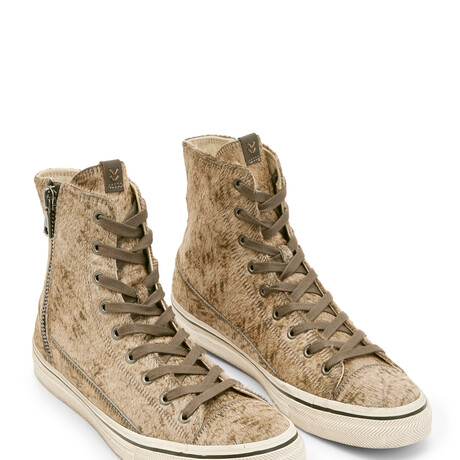 Vulc Zip High Top // Distressed Brown (7.5)