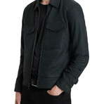 Landon Jacket - Zipper Cl // Moss (46)