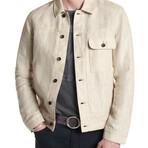 Drew Jacket - Trucker Var // Fossil Grey (52)