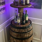 Concealed Power Lift Liquor Bar Barrel