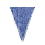 Paisley Motif Diamond Scarf // Cornflower H // OSZ