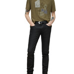 Patchwork // SS Crew Neck Crew Tee // Olive (XS)