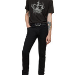 Crown // SS Raw Edge Vintage Wash // Black (S)