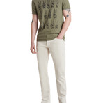 Peace Hands // SS Crew Tee // Dark Moss (S)