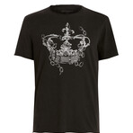 Crown // SS Raw Edge Vintage Wash // Black (S)