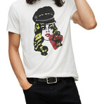 Bikerheart // SS Crew Tee // Salt (M)