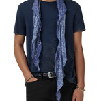 Paisley Motif Diamond Scarf // Cornflower H // OSZ