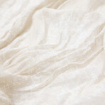 Paisley Motif Diamond Scarf // Chalk // OSZ