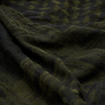 Square Scarf With All Ove // Moss // OSZ