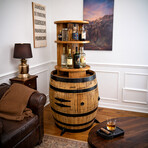 Concealed Power Lift Liquor Bar Barrel