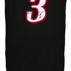 Allen Iverson // Signed Black Custom Basketball Jersey