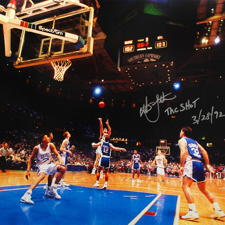 Christian Laettner // Duke Blue Devils // Signed 'The Shot' Photo
