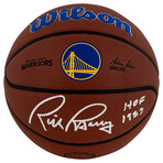 Rick Barry // GS Warriors // Signed Wilson Alliance NBA Basketball