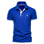 Giraffe Icon Polo // Blue (S)