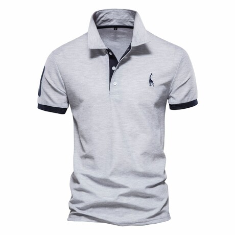 Giraffe Icon Polo // Grey (XS)
