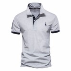 Giraffe Icon Polo // Grey (S)