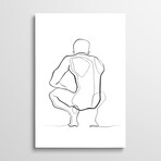 Nude Figure No 1 by Dane Khy (26"H x 18"W x 1.5"D)