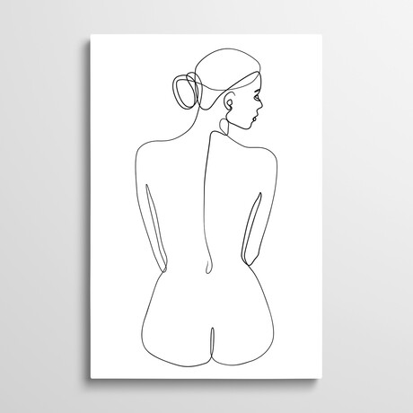 Femme №14 Rectangle by Blek Prints (26"H x 18"W x 1.5"D)