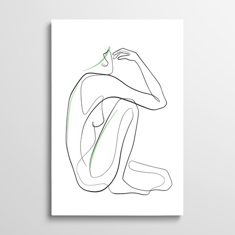 Woman Nude I by Dane Khy (26"H x 18"W x 1.5"D)