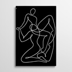 Pas De Deux by Lia Chechelashvili (26"H x 18"W x 1.5"D)