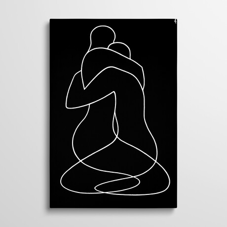 Embrace by Lia Chechelashvili (26"H x 18"W x 1.5"D)