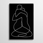 Embrace by Lia Chechelashvili (26"H x 18"W x 1.5"D)