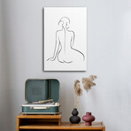 Line Art Figure II by Bannarot (40"H x 26"W x 1.5"D)