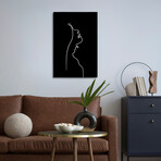 Lips Like Compass - Noir Edition by Dane Khy (26"H x 18"W x 1.5"D)