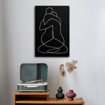 Embrace by Lia Chechelashvili (26"H x 18"W x 1.5"D)