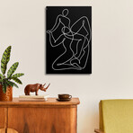 Pas De Deux by Lia Chechelashvili (26"H x 18"W x 1.5"D)