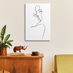 Aligned at the Lips by Dane Khy (26"H x 18"W x 1.5"D)