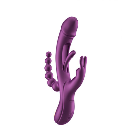 TRILLION Multi-Function Dual-Stimulation Massager (Purple)