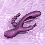 TRILLION Multi-Function Dual-Stimulation Massager (Purple)