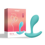 OLY 2 App-Enabled Dual-Zone Rechargeable Massager (Pale Pink)