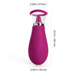 Scorneo - Dual-Action Suction Personal Massager (Red Wine)