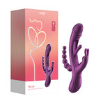 TRILLION Multi-Function Dual-Stimulation Massager (Purple)