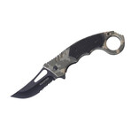 Spring Assisted Knife // Karambit //SE-480 (Salmon)