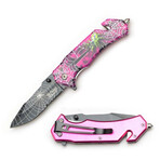 Spring Assisted Knife // DF-001D // Web (Green)