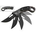 Spring Assisted Knife // Karambit //SE-480 (Salmon)