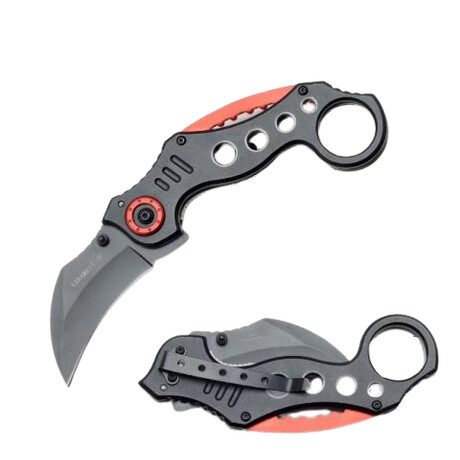 Spring Assisted Knife // Karambit // SE-952 (Red)