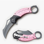 Spring Assisted Knife // Karambit // SE-951 (Pink)