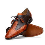 Anzio // Derby — Alligator-Calf // Rustic Brandy (8)