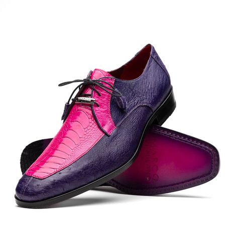 Andretti // Oxford — Ostrich-Ostrich Leg // Pink/Purple (8)
