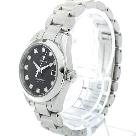 Omega Ladies Seamaster Aqua Terra Diamond Automatic // O256355 // Pre-Owned