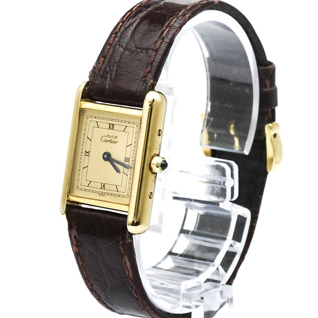 Cartier Ladies Must Tank Quartz // CR366001A // Pre-Owned