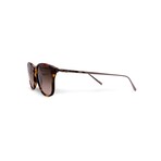 Men's // Ferragamo SF2846SCP 219 Square // Havana Gold + Brown Gradient