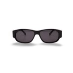 Men's // Ferragamo SF1109S 001 Square // Black + Grey