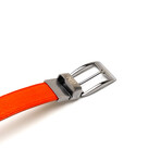 Alessio Belt // Ostrich // Orange (44)