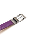 Alessio Belt // Ostrich // Pink/Purple (40)
