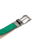 Alessio Belt // Ostrich // Lemon Green (40)
